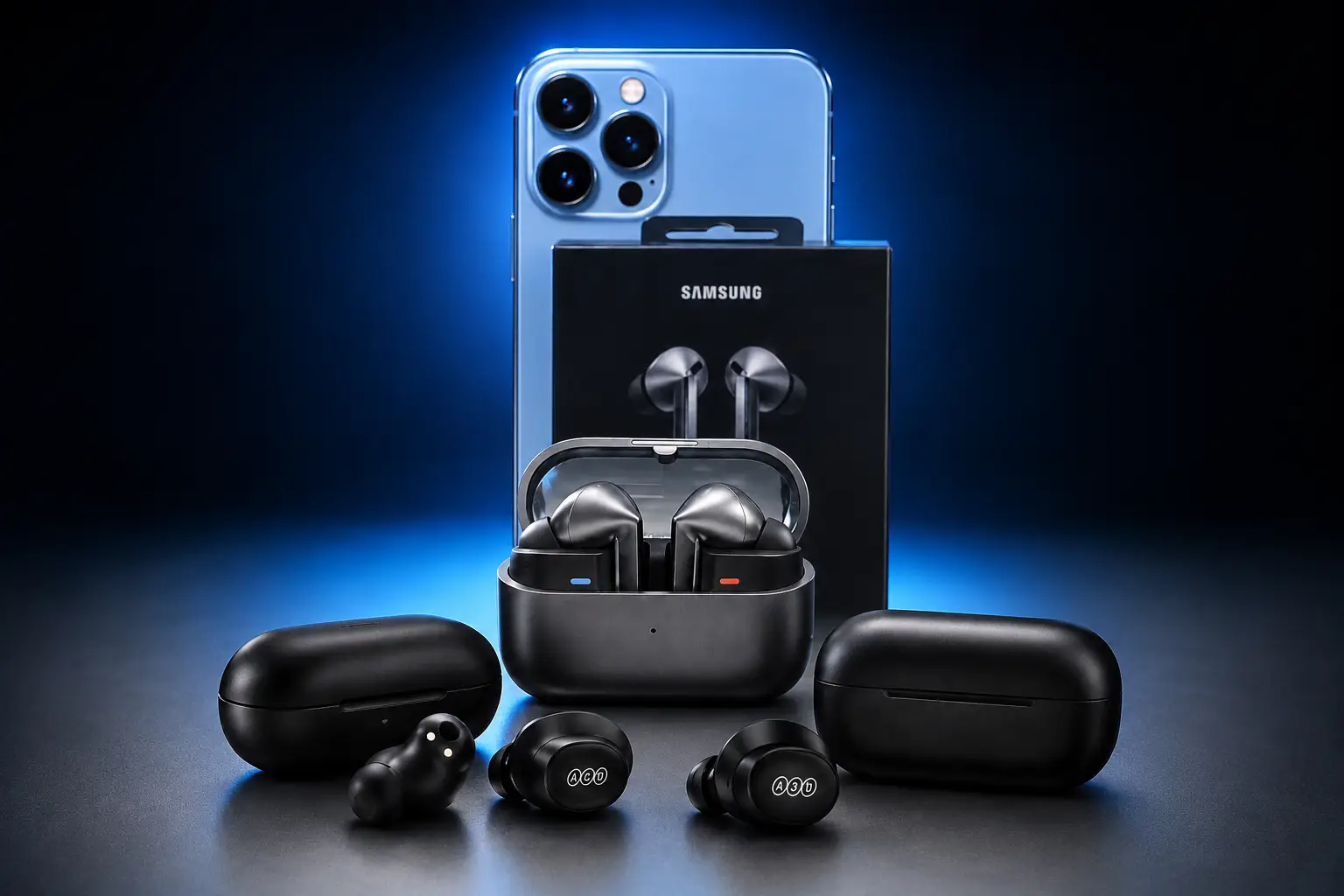 Fones sem fio compatíveis com iphone