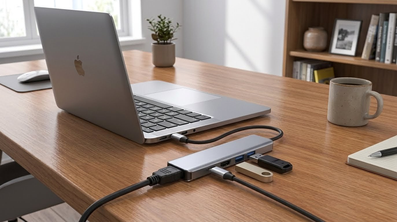 Hub USB-C 7 em 1 mais barato do Mercado Livre